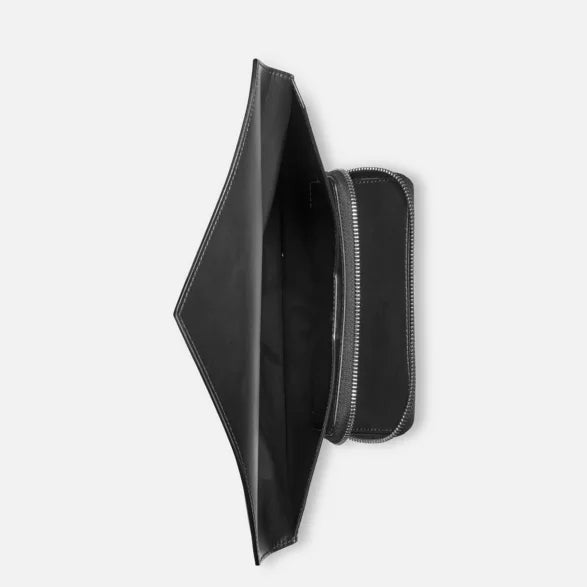 حقيبة جيب مغلفة من مونت بلانك سارتوريال باللون الأسود