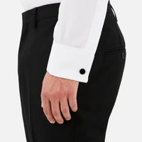 أزرار أكمام مونت بلانك دائرية من الراتينج الفولاذي